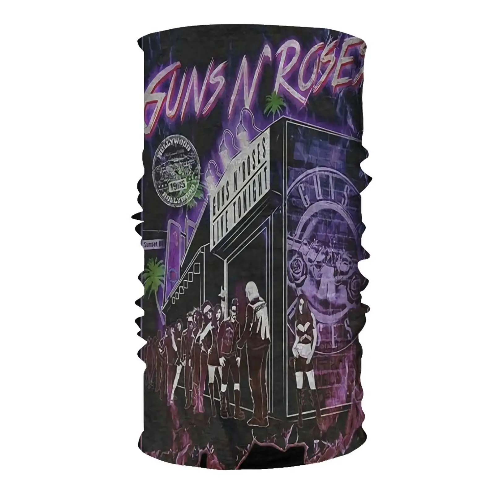 Официальная Мужская камуфляжная маска-Балаклава GunsN Roses Sunset 5 7 см |