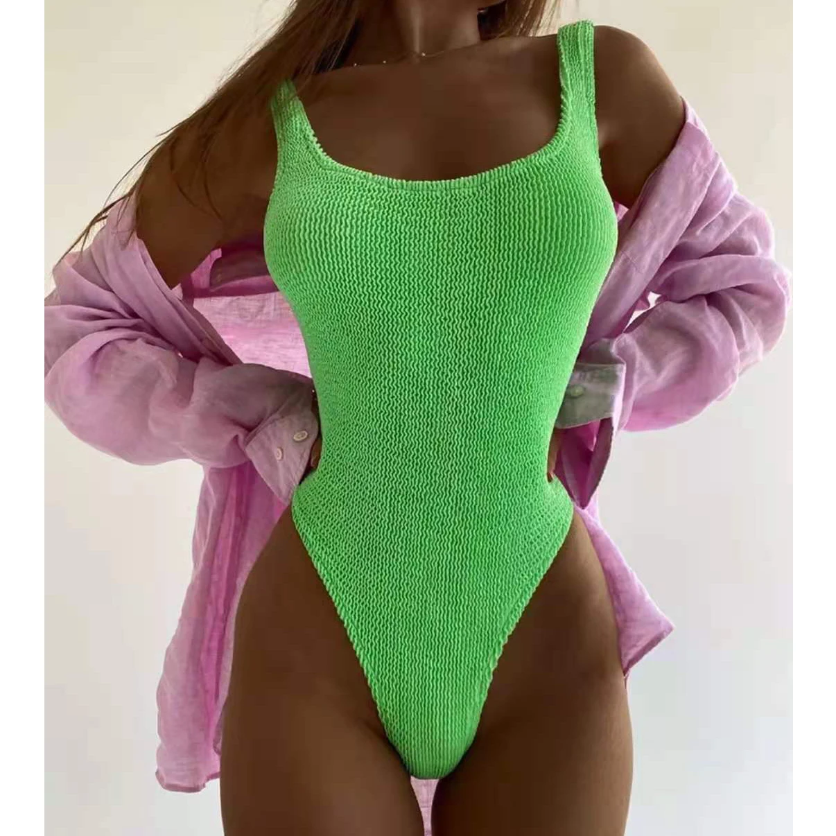 

Женский слитный купальник с пуш-ап, женский купальник 2022, дизайнерский роскошный брендовый купальный костюм, сексуальный Монокини, пляжная ...