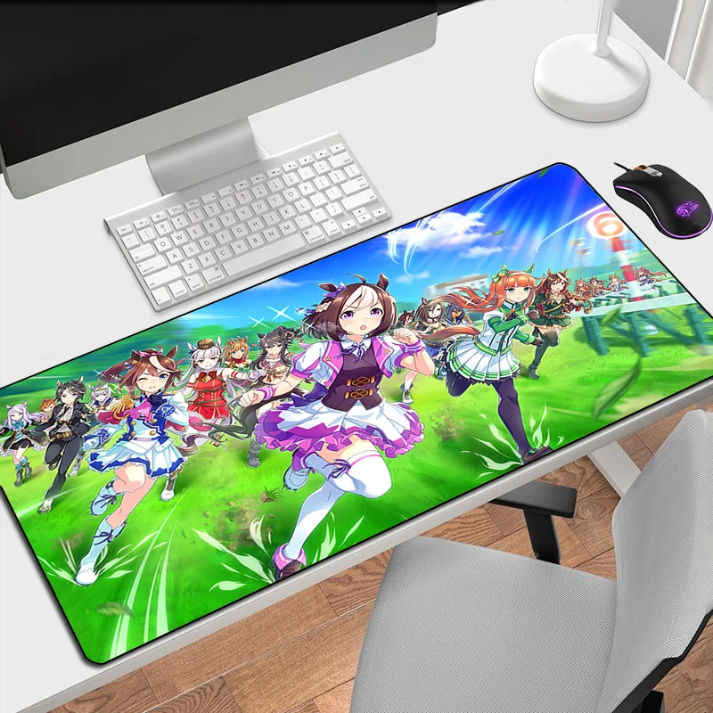 

Pretty Derby Desk Mat Cute Mousepad Xxl Gaming Mouse Pad Pc Gamer Accessories Keyboard Large Anime Extended Protector Mice