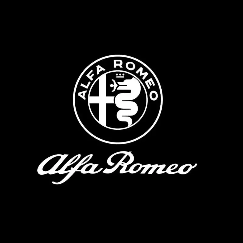 

2X светодиодный проектор приветствия двери автомобиля для Alfa Romeo 159 166 Giulia Mito Giulietta Stelvio Brera Ghost Shadow Lamps, декоративный свет
