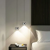 modern led pendant light retractable lift chandelier dining room bedroom bedside living room bar home deco hanging lamp fixtures