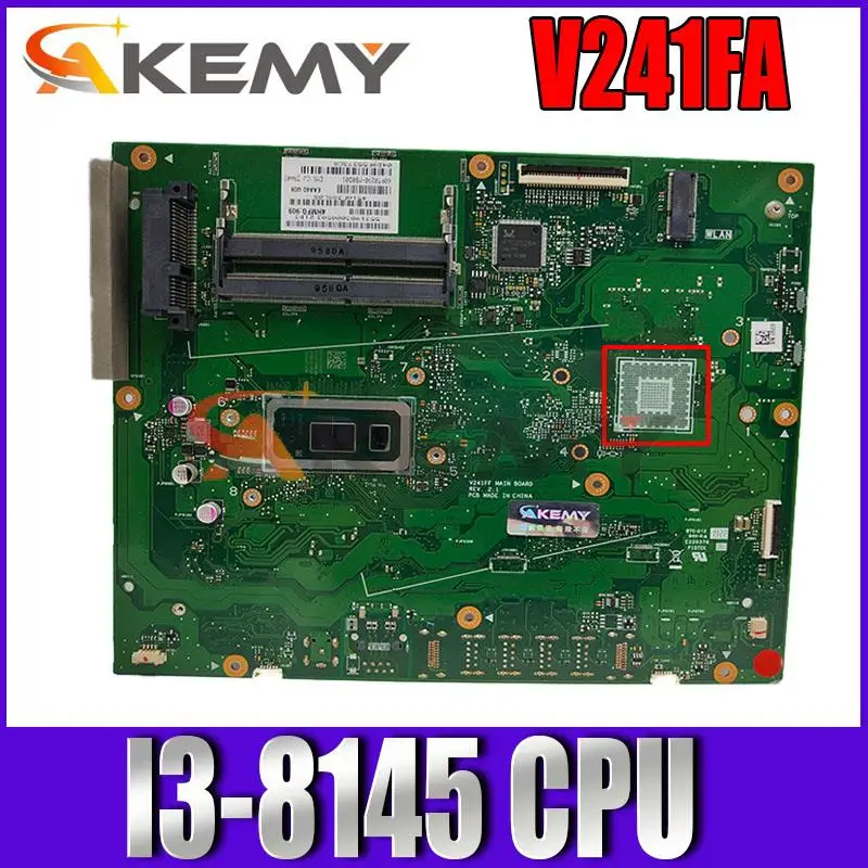 V241FA Mainboard All-in-one mainboard For ASUS V241FA motherboard with I3-8145 CPU Test OK