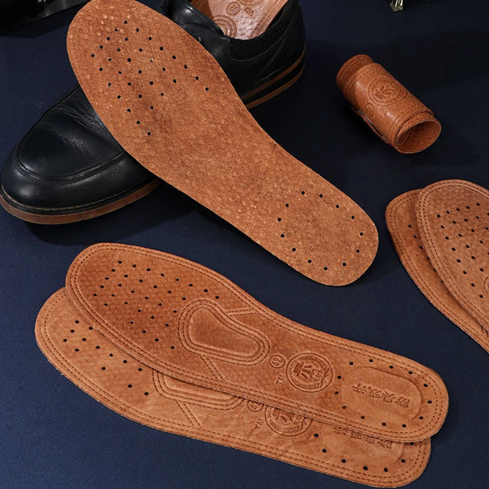 

Стельки для обуви для мужчин и женщин, удобные кожаные, дезодорирующие, повседневная обувь на плоской подошве