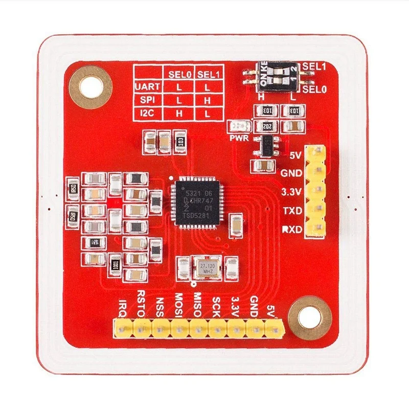 Near Field Communication Reader Module Kit PN532 NFC NXP RFID V3 I2C SPI HSU With S50 White Card Key