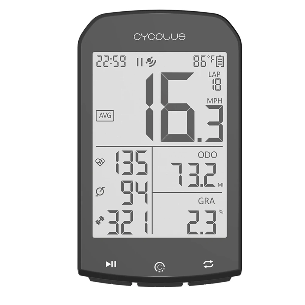 

Bike GPS Computer Bicycle Heart Rate Speedometer Wireless Cycling Computer Stopwatch Cycling Accessories