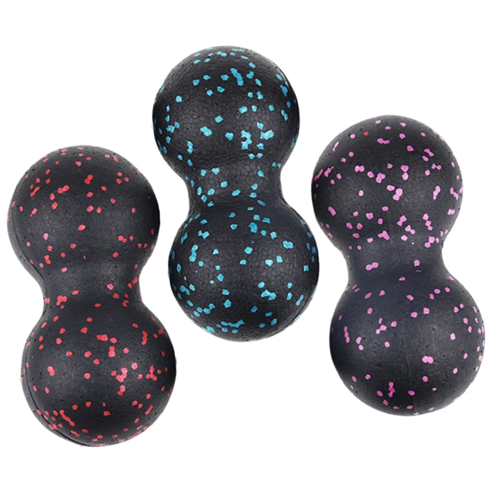 3 шт. мини-массажные шарики EPP в форме арахиса для спины плеч шеи талии ног