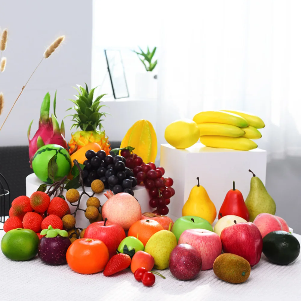 

1pc Artificial Fruit Simulated Fruit Fake Fruit Home Decoration Kitchen Decoration Table Decoration Stage Props Photography Prop