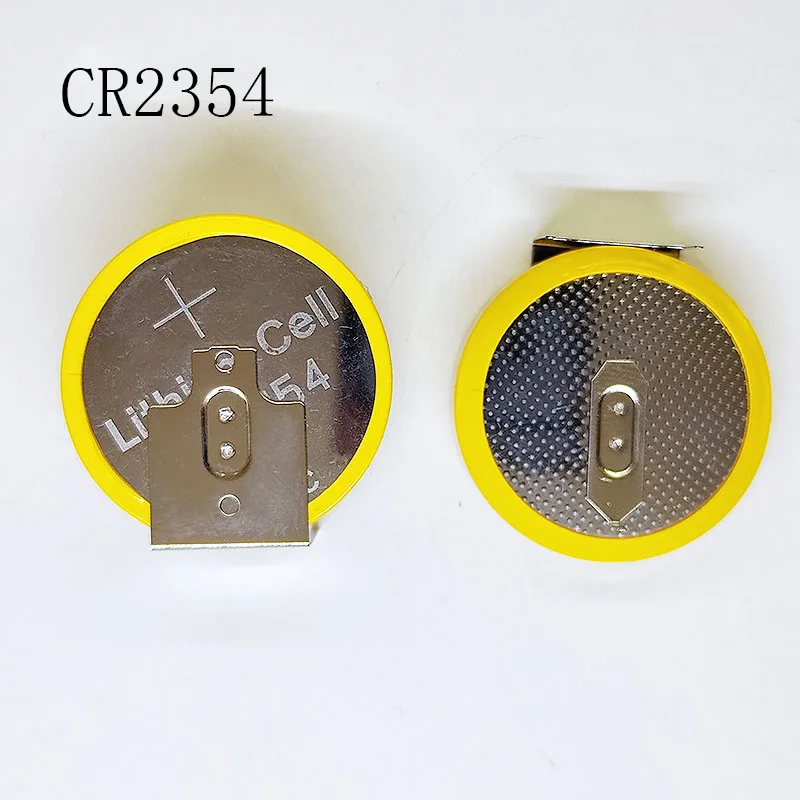 

2PCS/LOT CR2354 With 3 legs 2354 3V button battery with welding leg