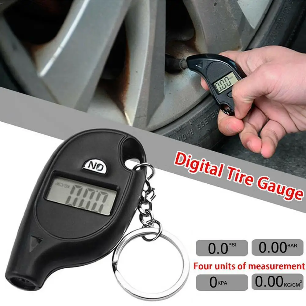 

Mini Keychain LCD Digital Car Tyre Air Pressure Gauge Auto Motorcycle Test For Car Tyre Meter Tester Tool For Auto