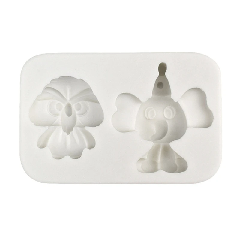 

Elephant & Owl Shaped Silicone Mold for Making Candy, Candle, Handmade Soap