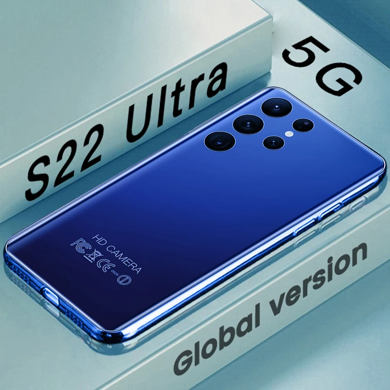 Смартфон глобальная версия S22 Ultra Android 7 3 дюйма 16 ГБ 512 разблокированные мобильные