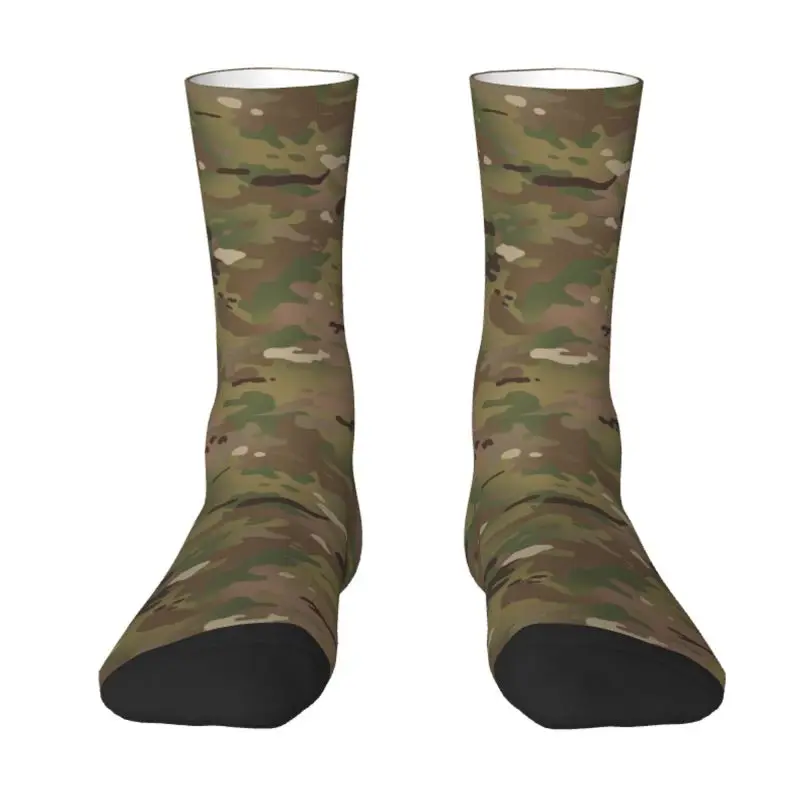 

Military Camouflage Pattern Men's Crew Socks Unisex Cool Army Tactical Camo Spring Summer Autumn Winter Dress Socks
