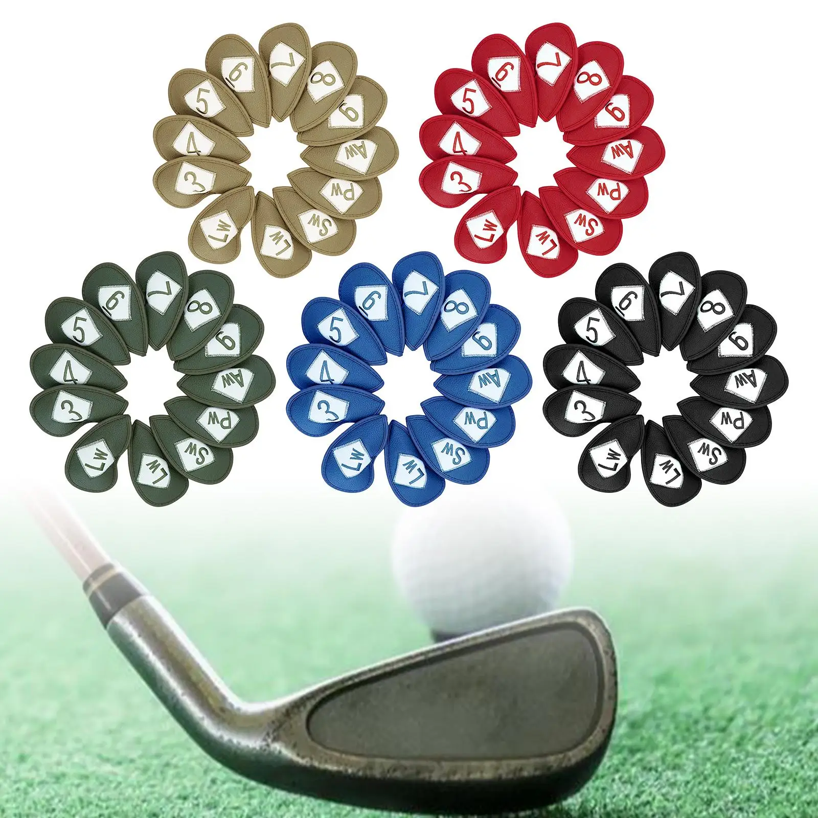 

12 шт./комплект, металлические Чехлы для головы, с вышивкой