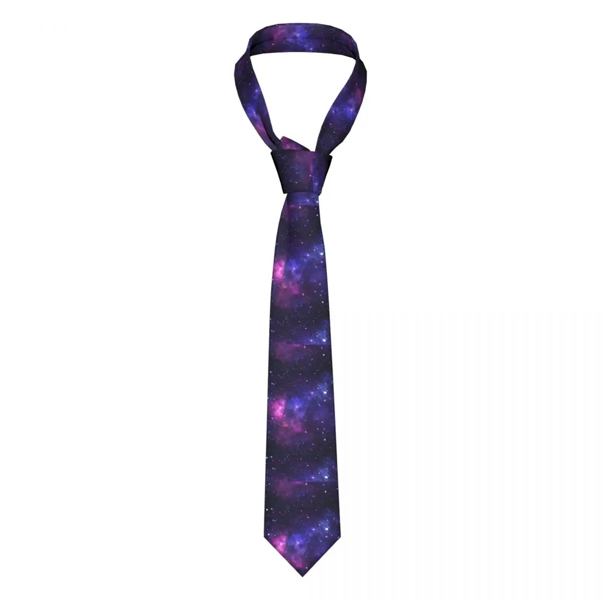 

Purple Galaxy Tie Outer Space Nebula Stars Wedding 8CM Neck Ties Men Gift Shirt Fashion Cravat