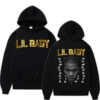 rapper lil baby double sided print hoodie male casual cotton sweatshirt mens clothes men women hip hop vintage oversized hoodies