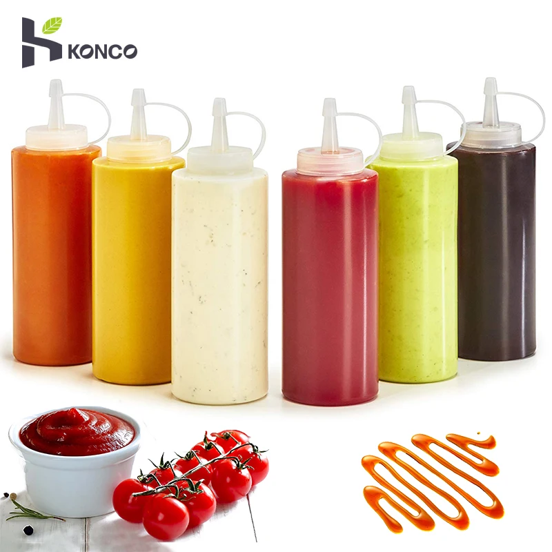 Konco бутылки для приправ, для кетчупа, горчицы, Mayo, горячих соусов, оливкового масла, кухонные гаджеты