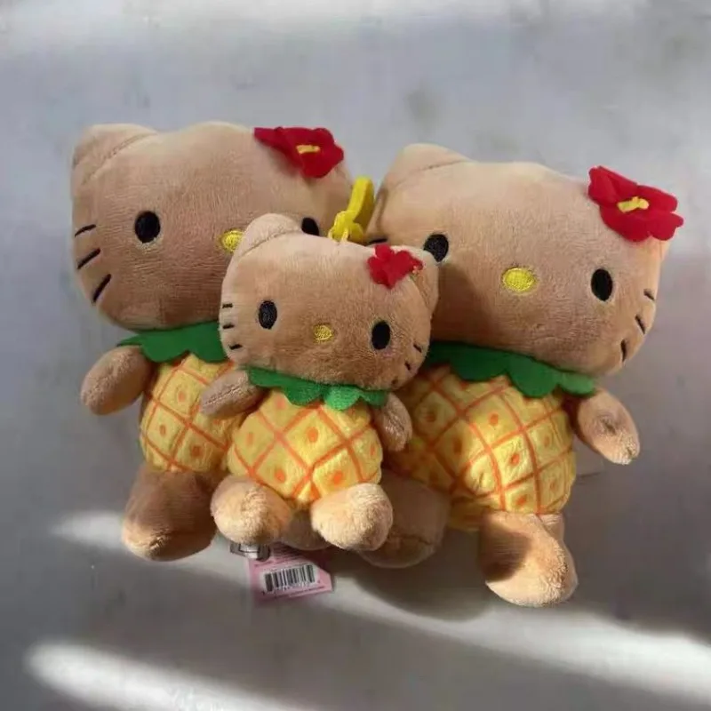 

HelloKitty Figure Pineapple Model Cartoon Plush Doll Stuffed Animals Bag Pendant Ornaments Accessories Keychain Toy
