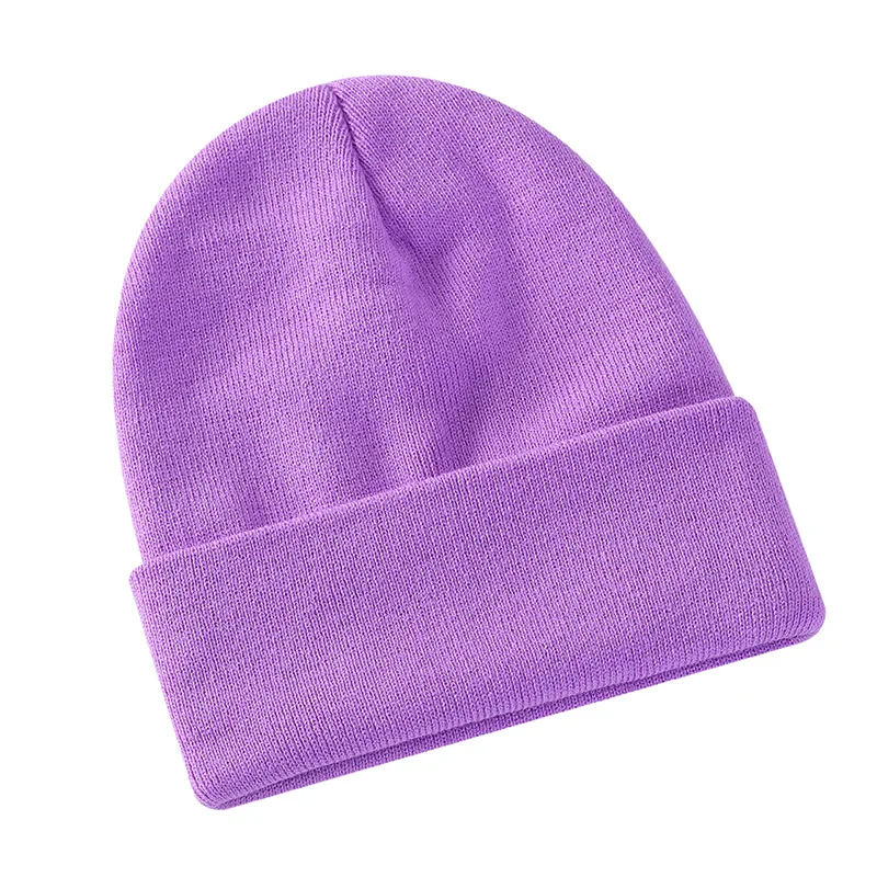 

2021 NEW FASHION WOMEN Unisex hat solid color knitted hat winter warm hat