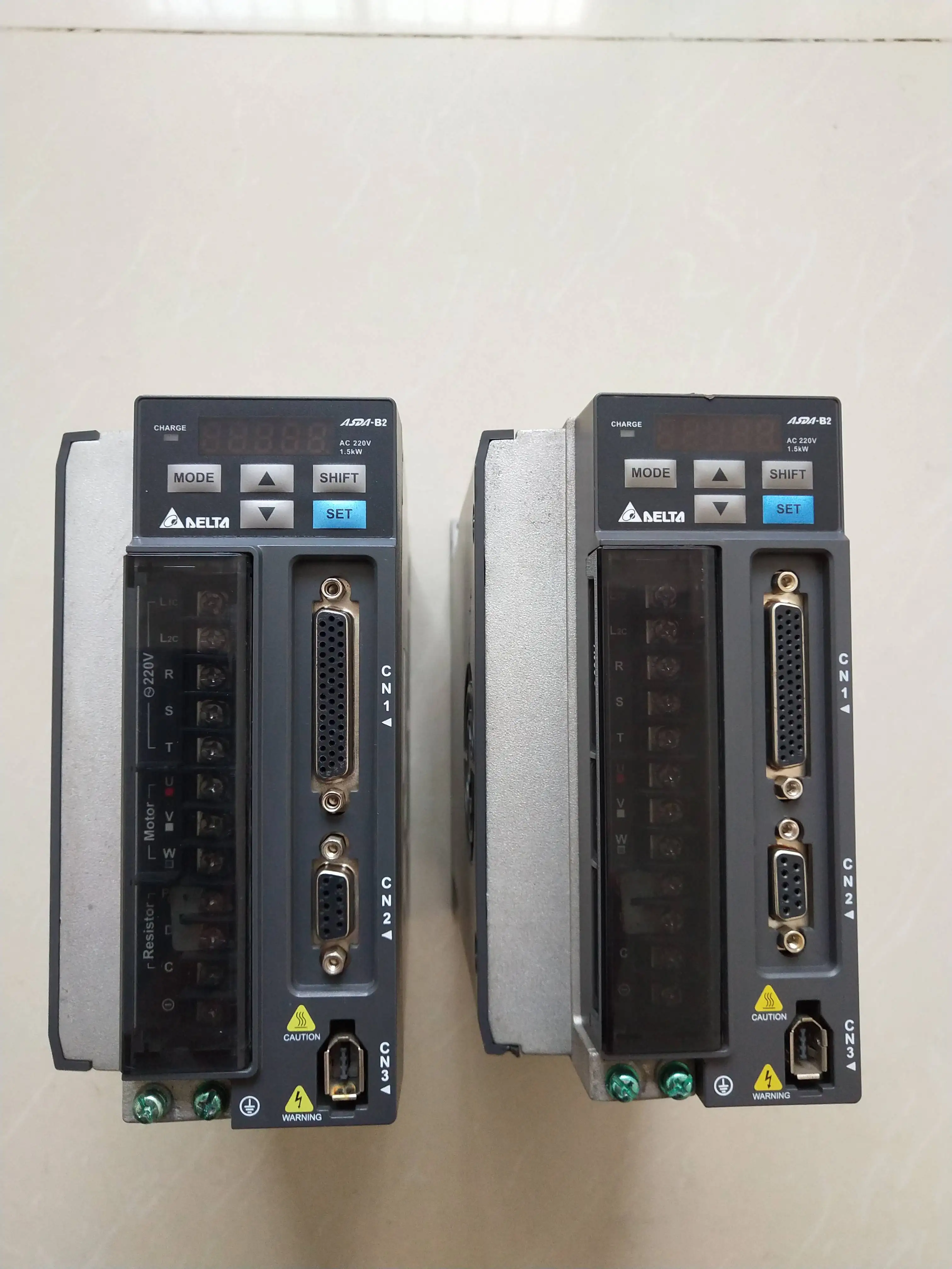 

2 Pcs ASD-B2-1521-B servo driver ; used one, 85 % appearance new ; 3 months warranty , freely shipping