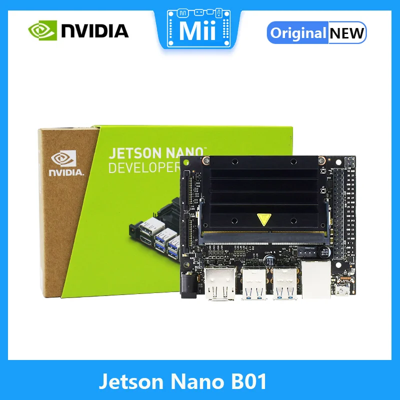 

Jetson Nano B01 4GB Developer Kit Small Powerful Computer for AI Development Support Running Neural Networks Beyond Raspberry