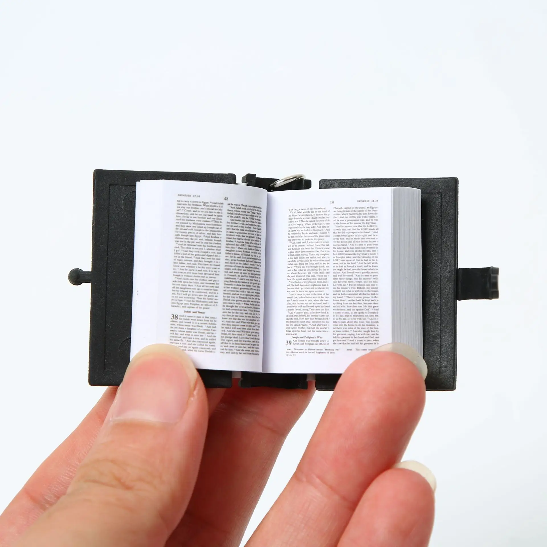 Мини-брелок с английской Библией MINISO брелок христианским крестом Иисуса женская