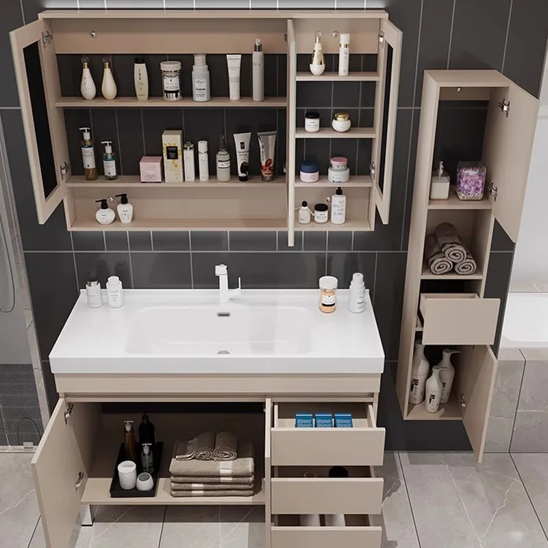 Компактный шкаф для ванной комнаты шкафы хранения роскошные