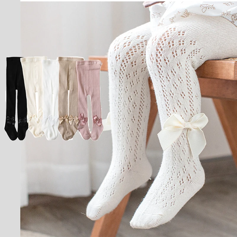 

Чулки для девочек весна-лето колготки для детей испанские полые детские колготки леггинсы для малышей сетчатые колготки в Корейском стиле