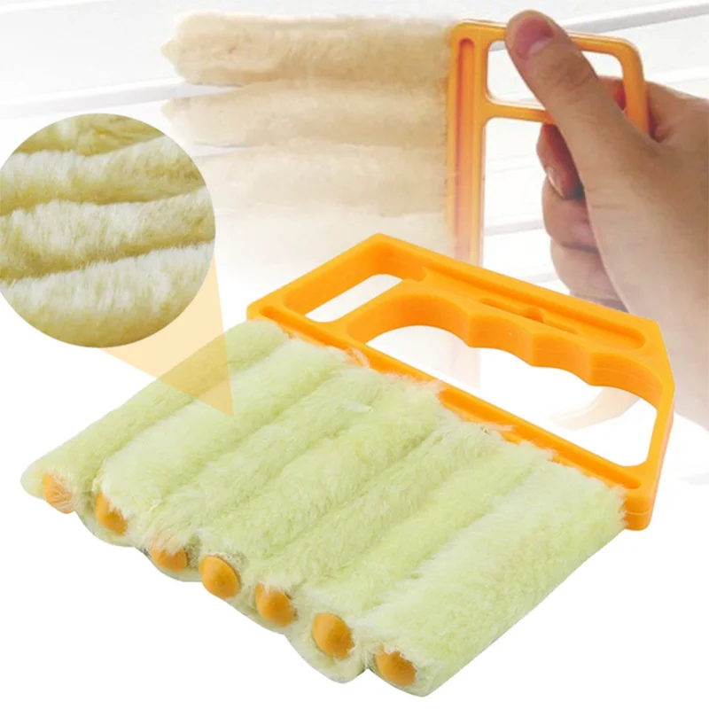 

1PCS Blinds Cleaning Brush Microfiber Cleaning Brush Easy Removal and Washing Cleaning Vents Tools Household Cleaning Tools
