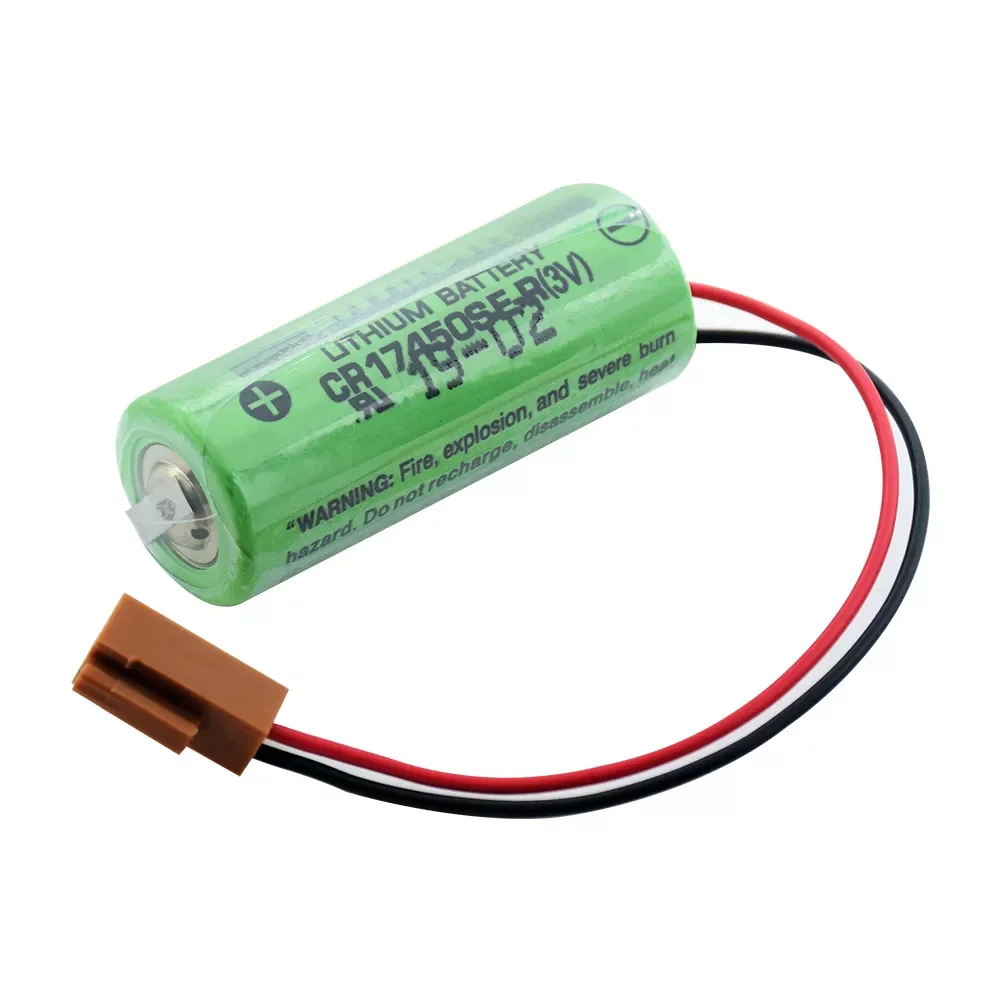 

New 2500mAh A02B-0200 Replacement Battery For SANYO CR17450SE-R CR17450 3V PLC A98L-0031-0012 Wire Plug Accumulator