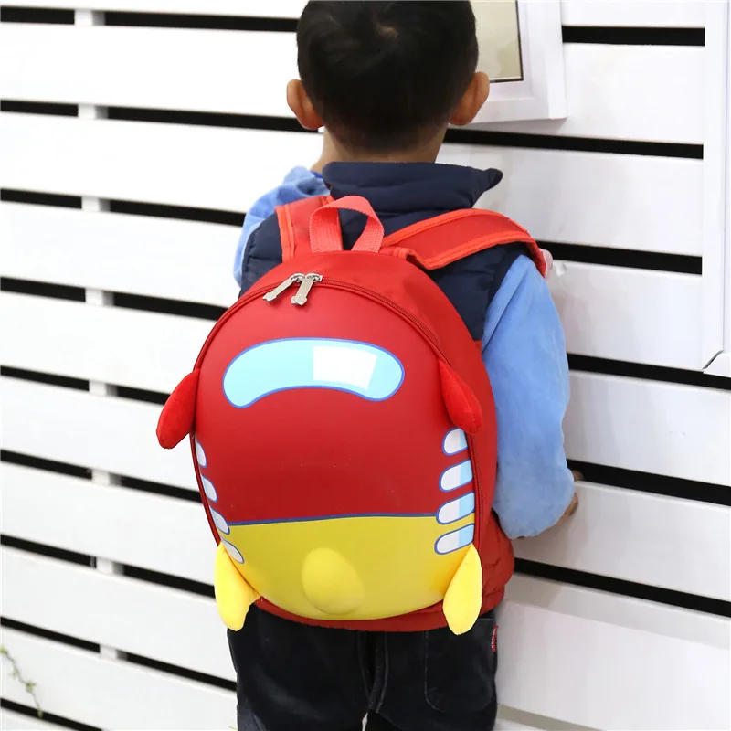 Kindergarten Three-dimensional Schoolbag Men and Women Cartoon Backpack Waterproof Breathable Backpack Hard Shell Children's Bag