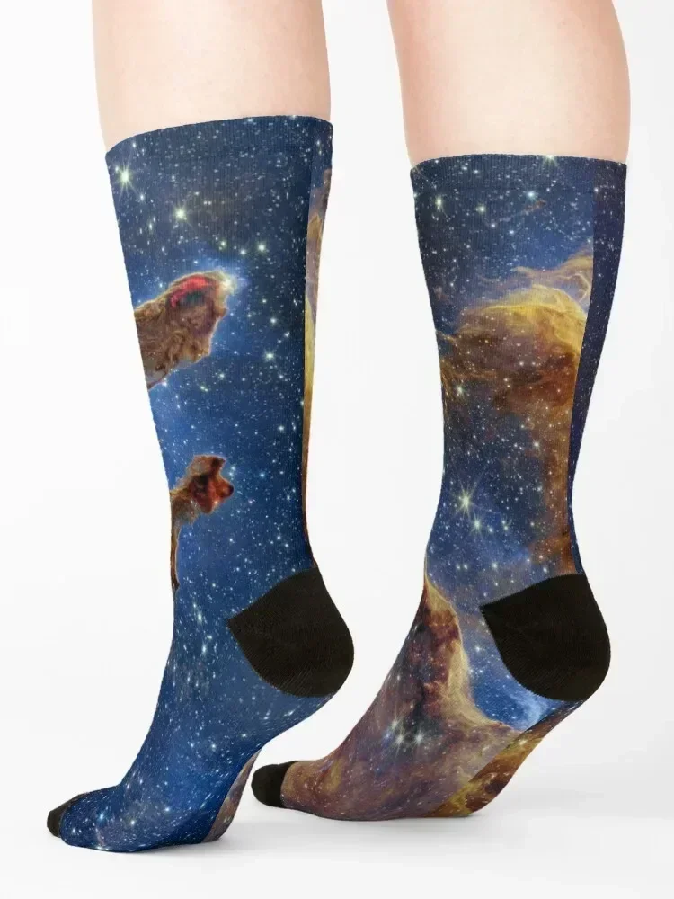 Pillars of Creation JWST Webb Image Stars Galaxy Nebulae Великолепные носки Нескользящие походные чулки