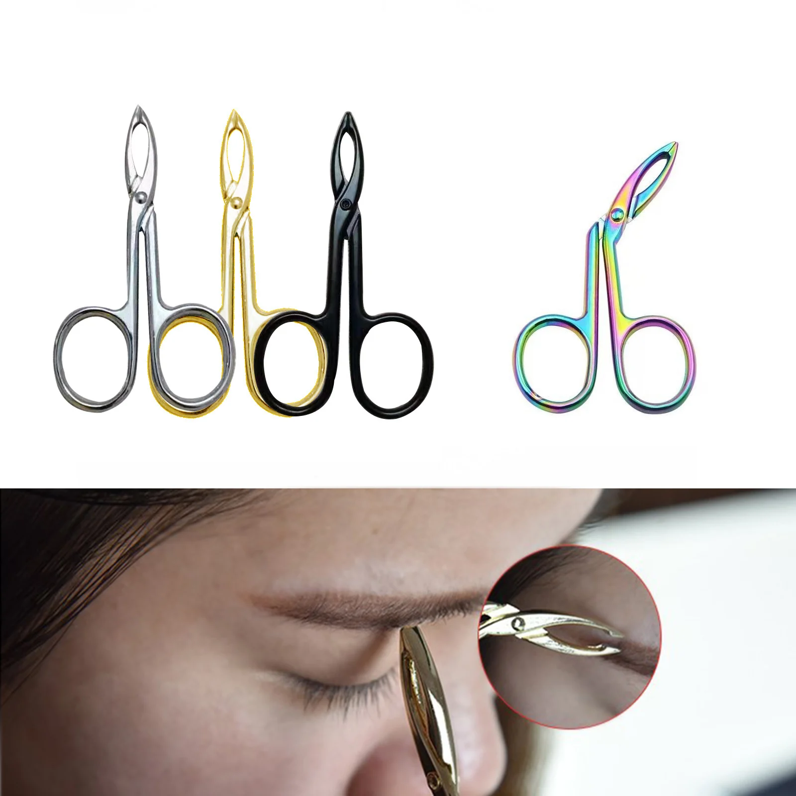 

Зажим для бровей из нержавеющей стали, портативный зажим для бровей