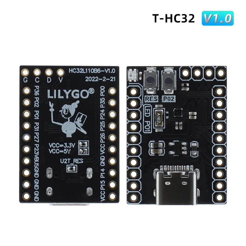 LILYGO®Наименьший размер, MCU модель HC32L110B6, гибкое управление питанием со сверхнизкой мощностью WS2812 для программного обеспечения Keil и качество C