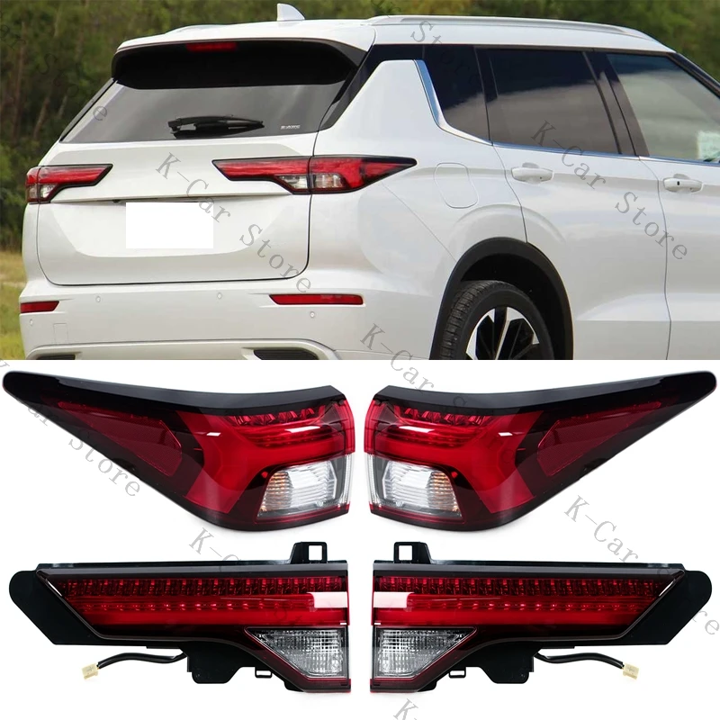 Для Mitsubishi Outlander 2022 2023 светодиодный задний бампер фонарь указатель поворота