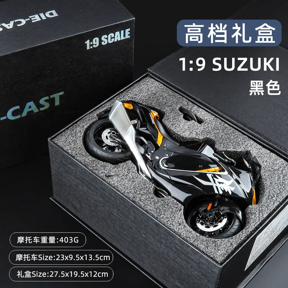 (Подарочный набор) Моделирование 1:9 Suzuki Hayabusa 2022 GSX-100 из натурального сплава модель