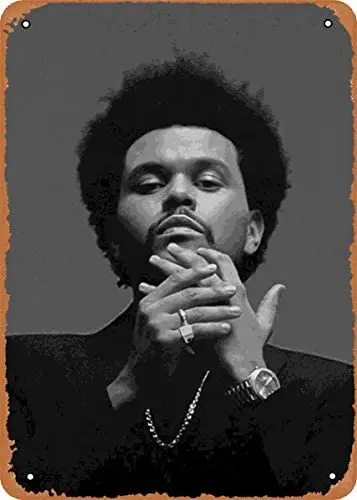 

The Weeknd Plaque Poster Metal Tin Sign 8" x 12" Vintage Retro Wall Decor