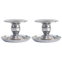 2 pcs decorative candlestick holder exquisite for wedding dinning party durable for events home church table party gift