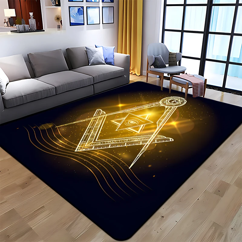 

Freemasons custom personalized carpet Yoga doormat rugs living room area rug games area children's crawling mat living room