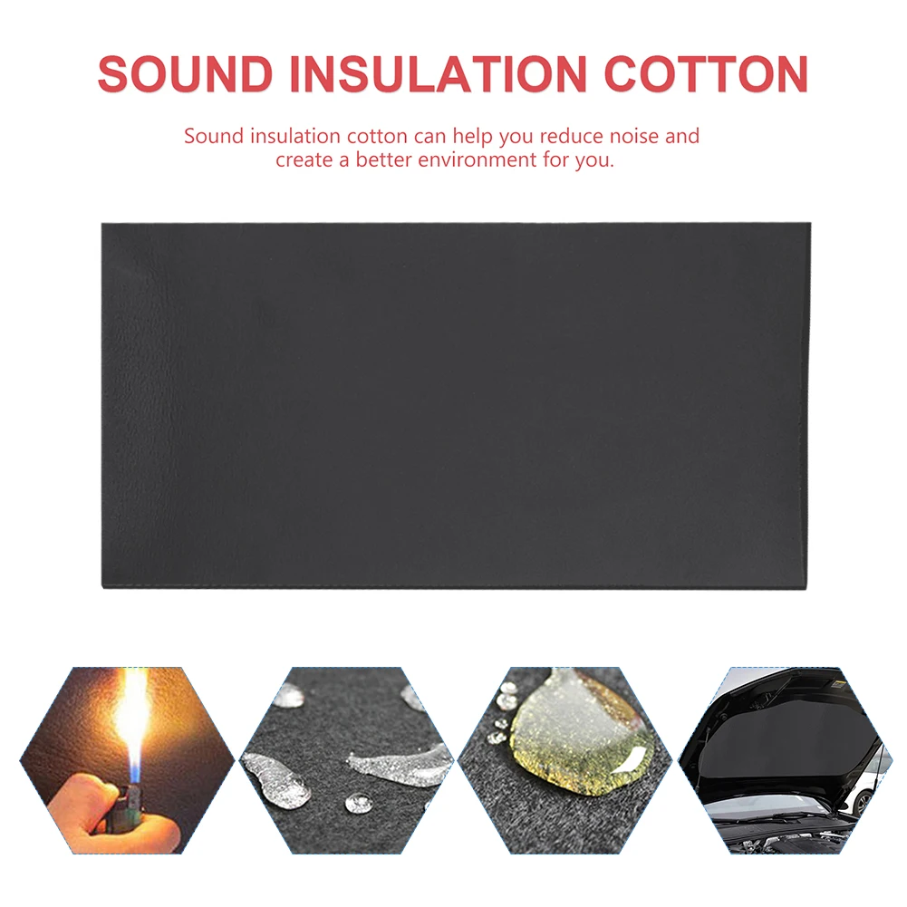 

New 30x50cm Car Sound Deadener Mat Noise Deadening Soundproof Foam Cotton Sticker For Car Door Seat Auto Interior Accessories