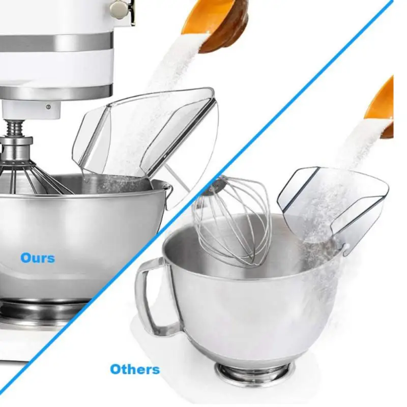 

Kitchen Cooking Mixer Baffle Splash-proof Oil Powder Splashing Protection Transparent Acrylic Plate Kitchen Cooking Tool