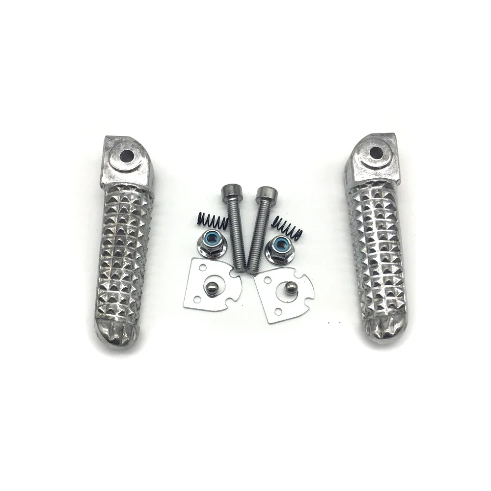 Мотоциклетные серебряные задние Пассажирские подножки Кронштейн подходит для