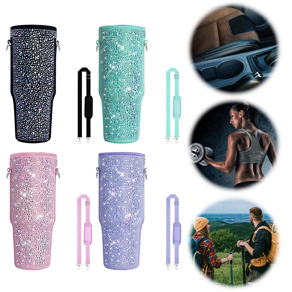 Рукав Для Бутылки С Водой Ромбовидным Узором Водонепроницаемый Портативный