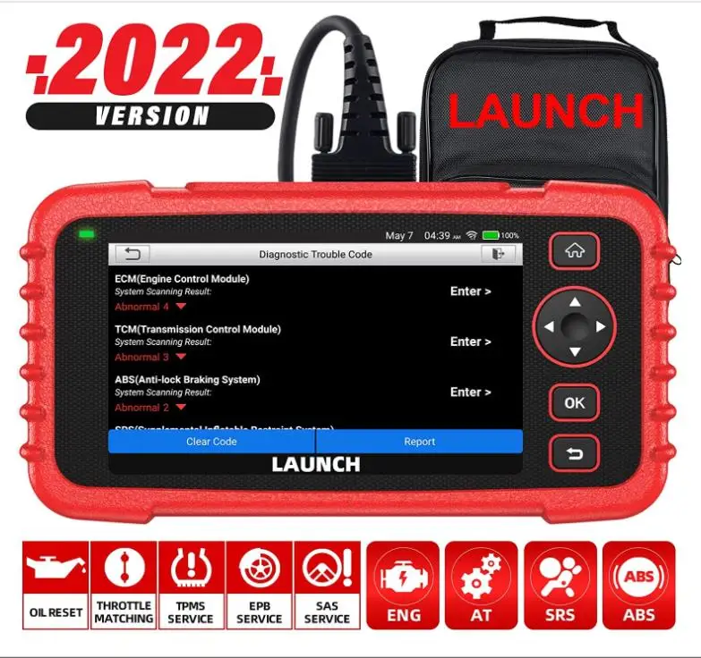 LAUNCH X431 CRP129X OBD сканер ABS SRS диагностический инструмент EPB SAS TPMS считыватель кодов |
