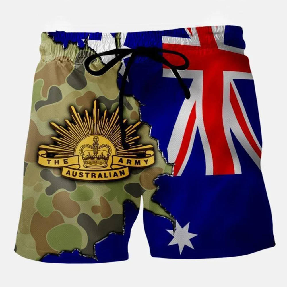 

CLOOCL Newest Anzac Day Australian Camouflage Men's Sports Pants 3D Print Harajuku Cool Shorts Casual Pocket Shorts DropShipping