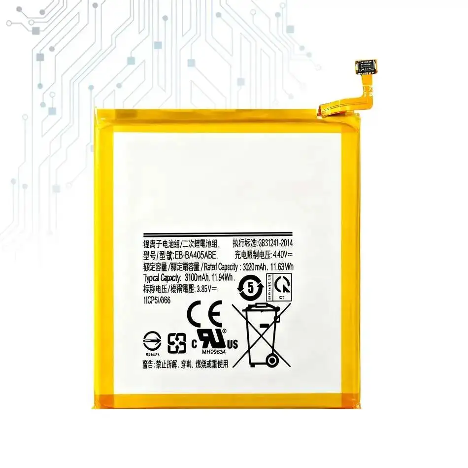 Фото Аккумулятор для мобильного телефона 3100 мАч для Samsung Galaxy A40 2019 A405F SM-A405FM DS A405FN DS GH82-19582A EB-BA405ABU EB-BA405ABE №3