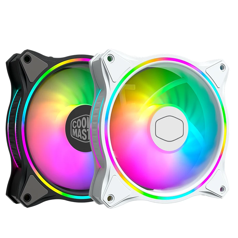 Cooler Master MasterFan MF120 MF140 HALO ARGB 120mm 140mm Case Fan AURA synchronization lighting Chassis Cooling  12cm 14cm FAN