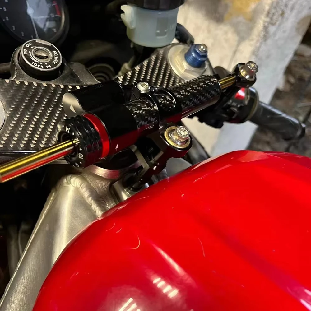 Фото Универсальный регулируемый рулевой демпфер DIMOTIV Matris для Kawasaki Ninja 400 300 250, Honda CB650F, Yamaha R1 YZF-R3 R25 Tracer №2