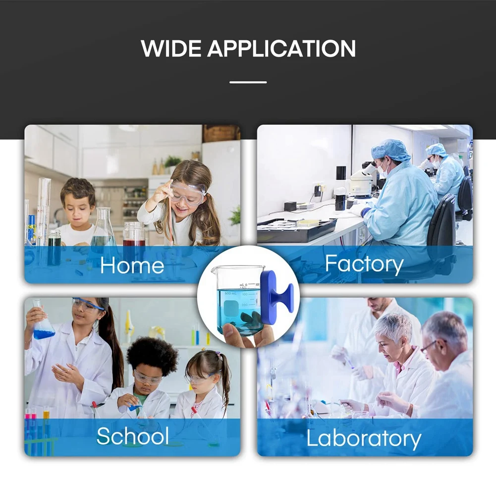 4 шт. 30 мм (1 8 дюйма) магнитная мешалка из ПТФЭ лабораторный стержень + синяя