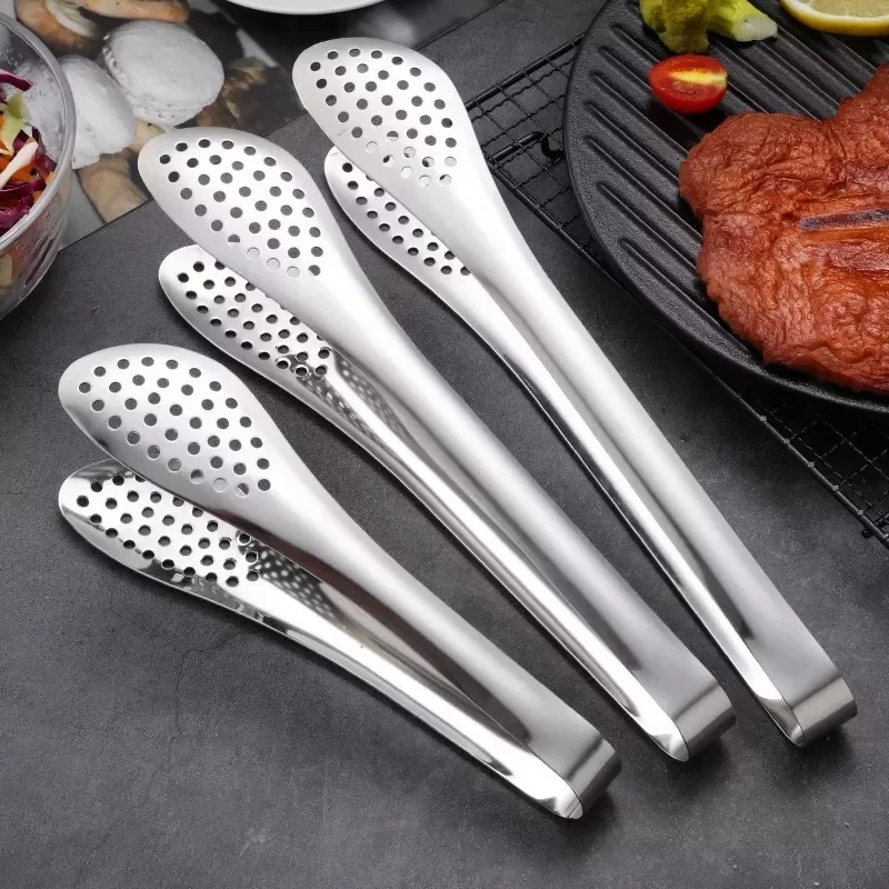 

2022 Kitchen Cooking Food Serving Buffet Utensil Clip Thickened Steak Clip Bread and Food Tongs