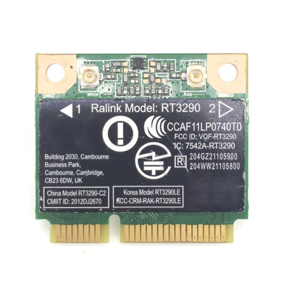 Беспроводная сетевая карта RT3290 2 4 ГГц 150 Мбит/с 802.11b/G/N PCIE Wlan Wi-Fi BT WIFI адаптер для HP
